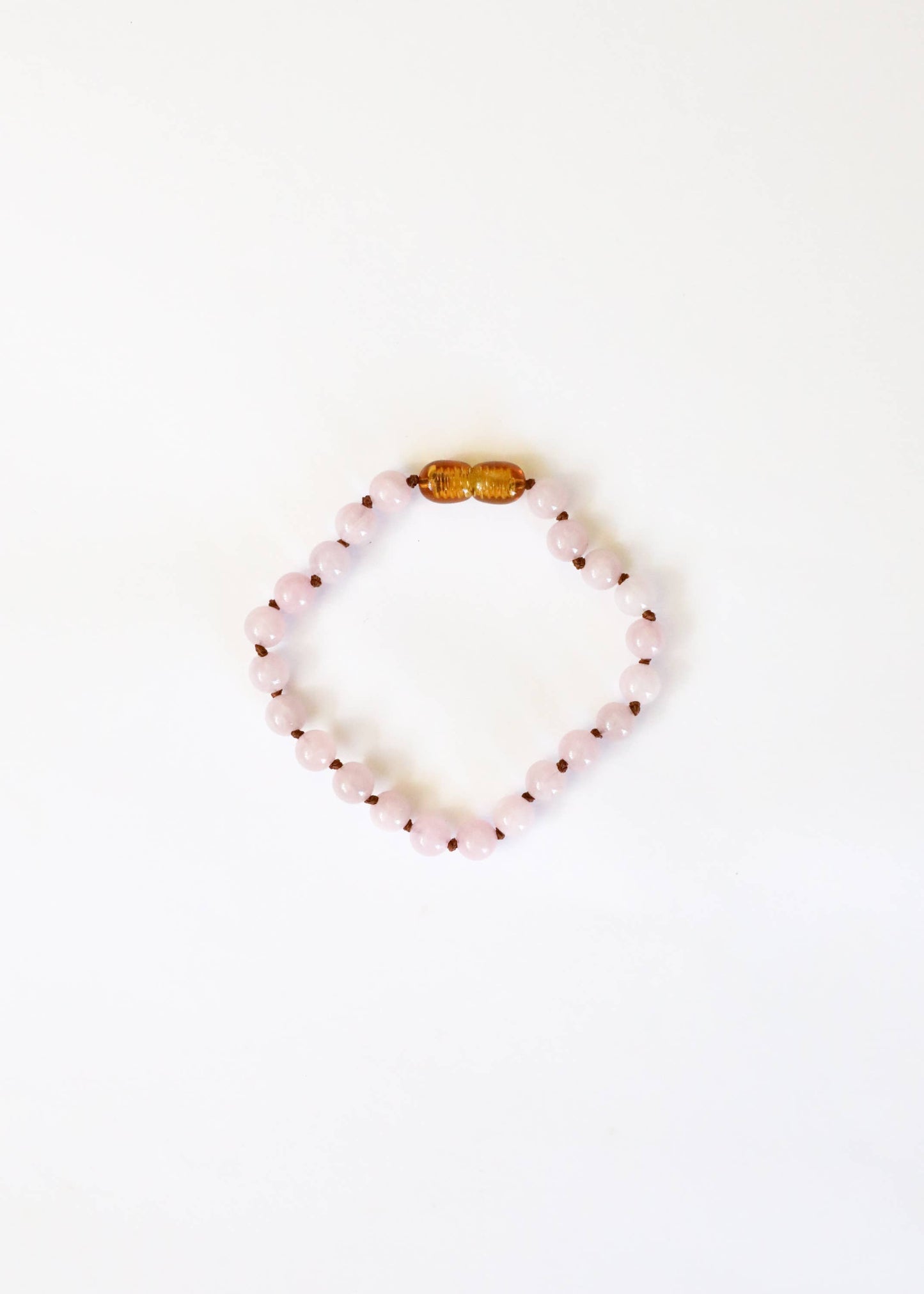Genuine child's rose quartz bracelet.