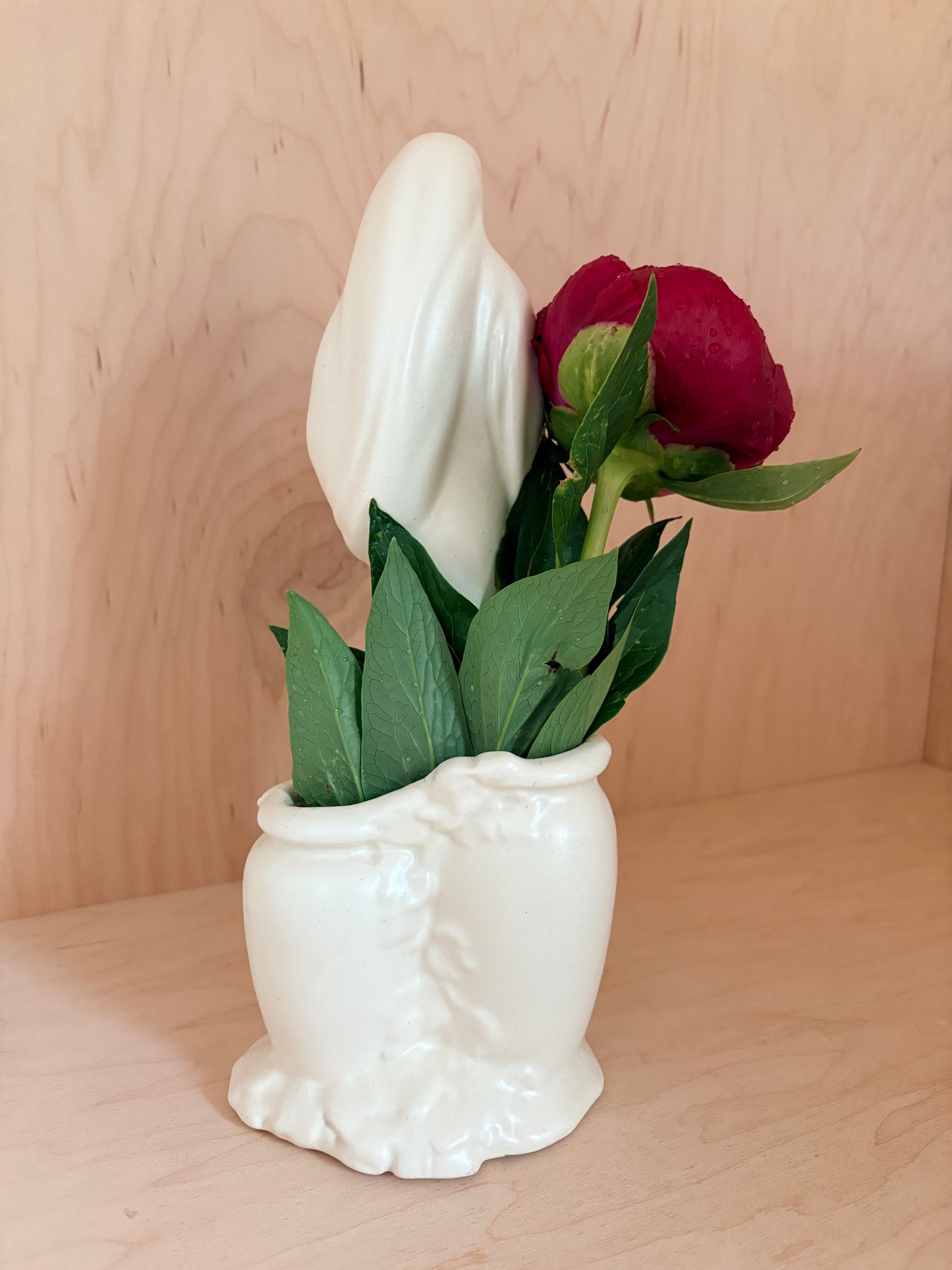 Madonna and Child Planter | Vintage