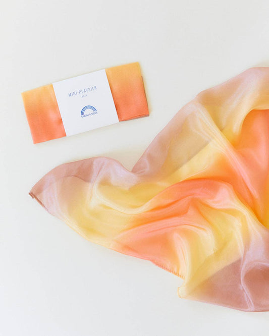 Mini Handpainted Playsilk | Desert