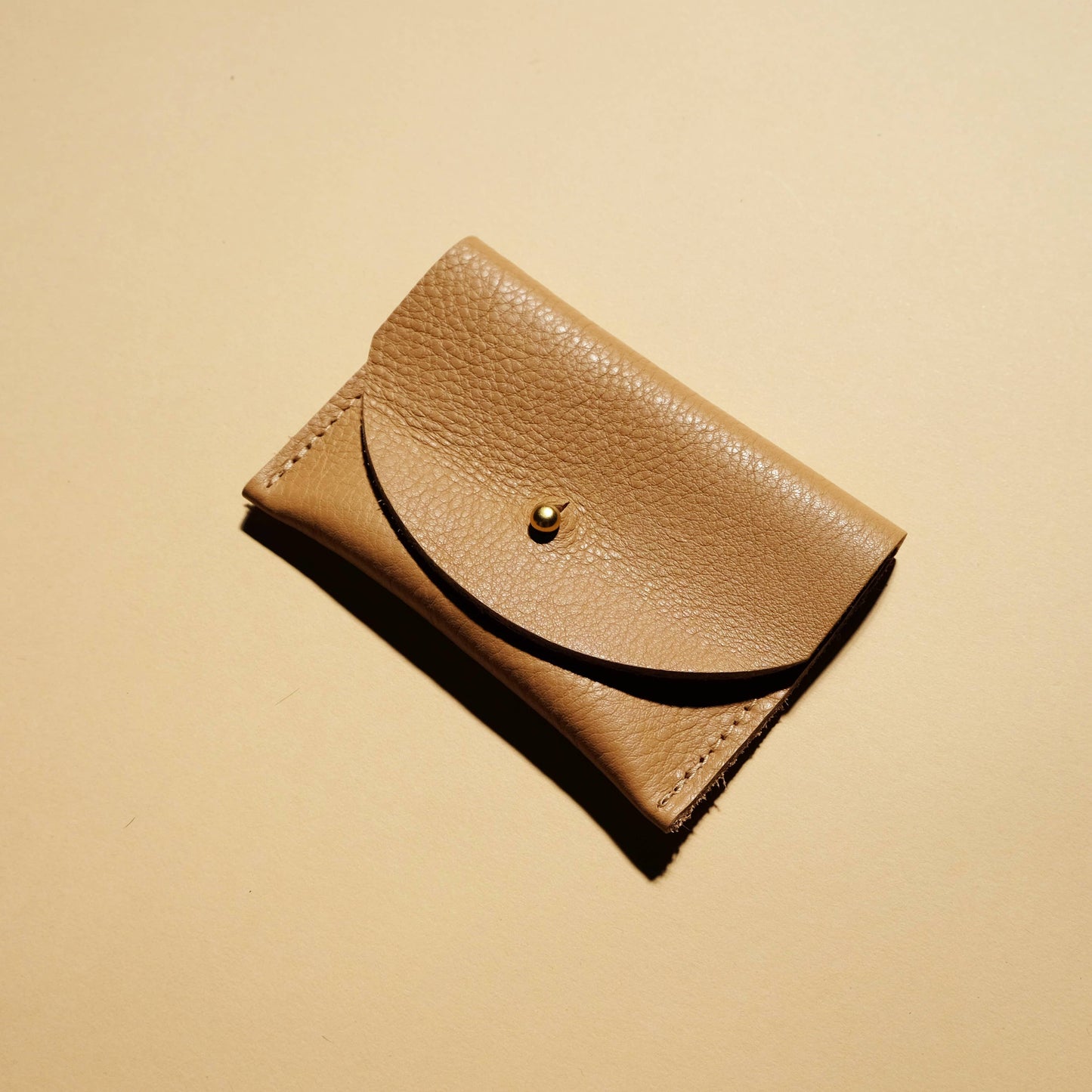 Leather Cardholder | Tan