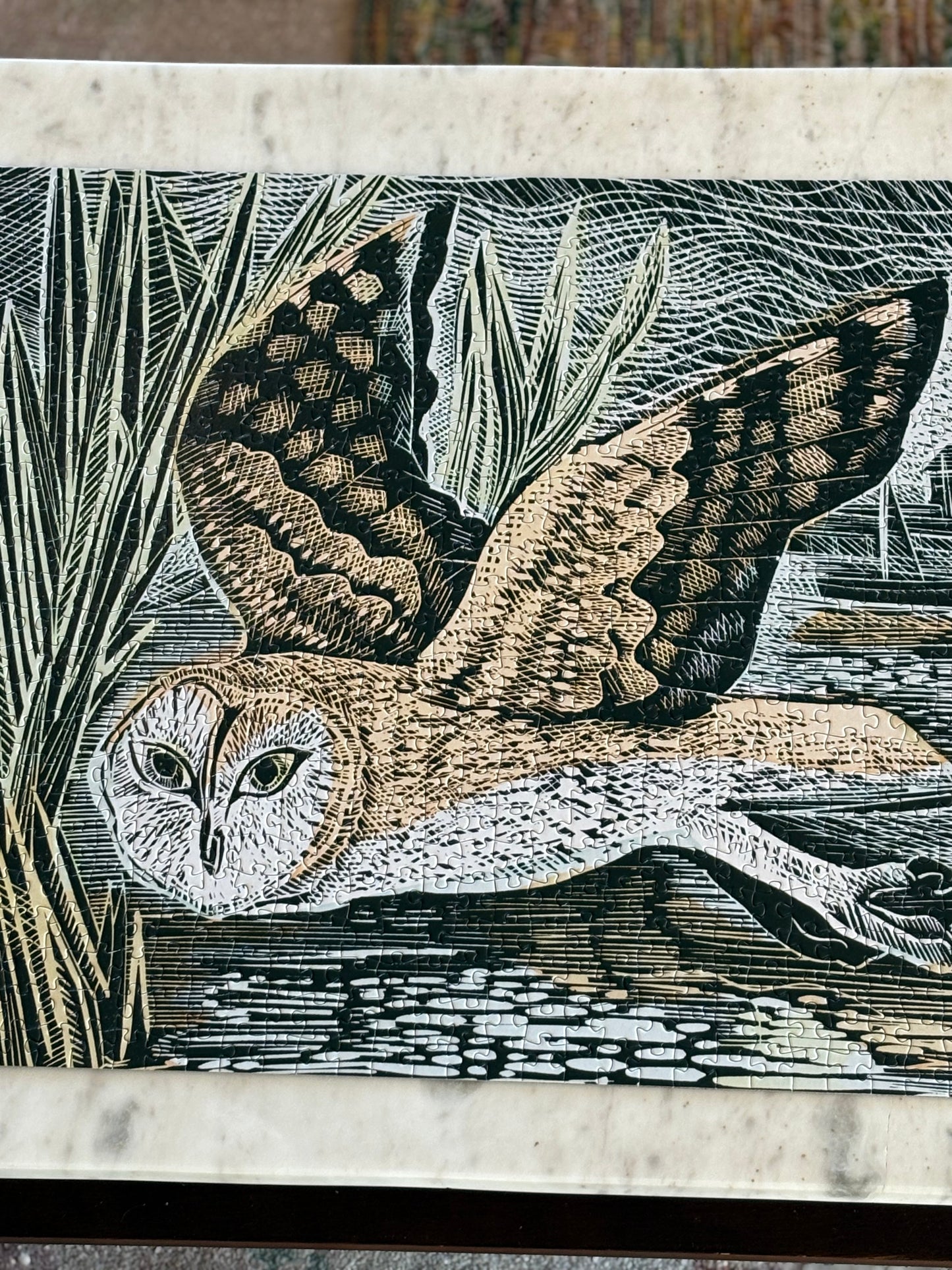 Sustainable Jigsaw Puzzle | Marsh Owl
