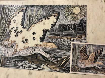 Sustainable Jigsaw Puzzle | Marsh Owl