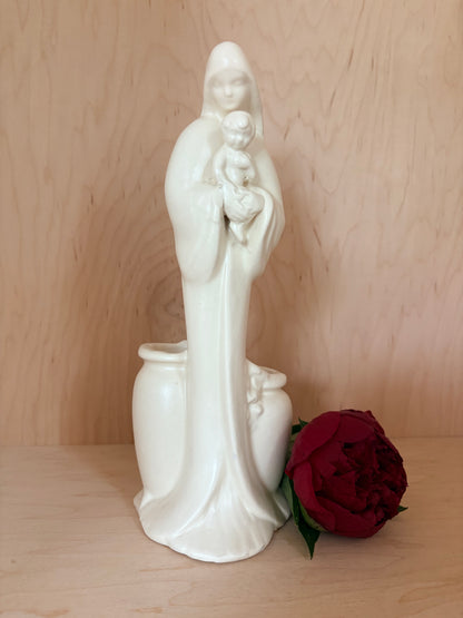 Madonna and Child Planter | Vintage