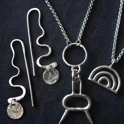 Fair-mined little vipers dangling earrings.