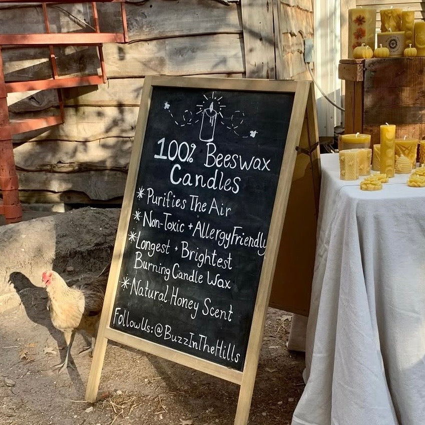 Beeswax Tea Light Candles | Set of Six