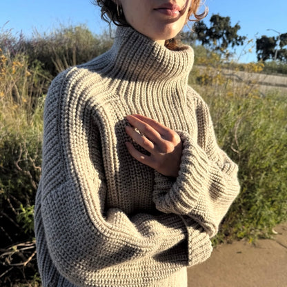 Bruno Highland Wool Sweater | Beige