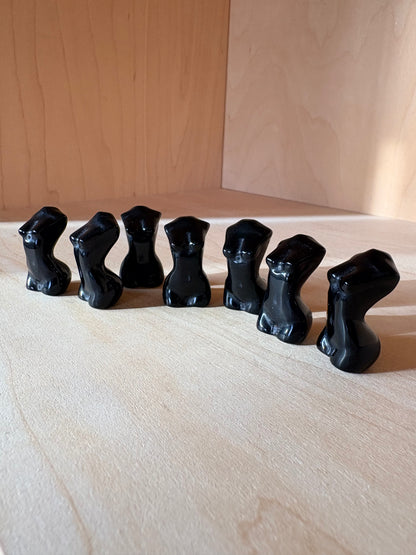 Mini Female Form | Black Obsidian