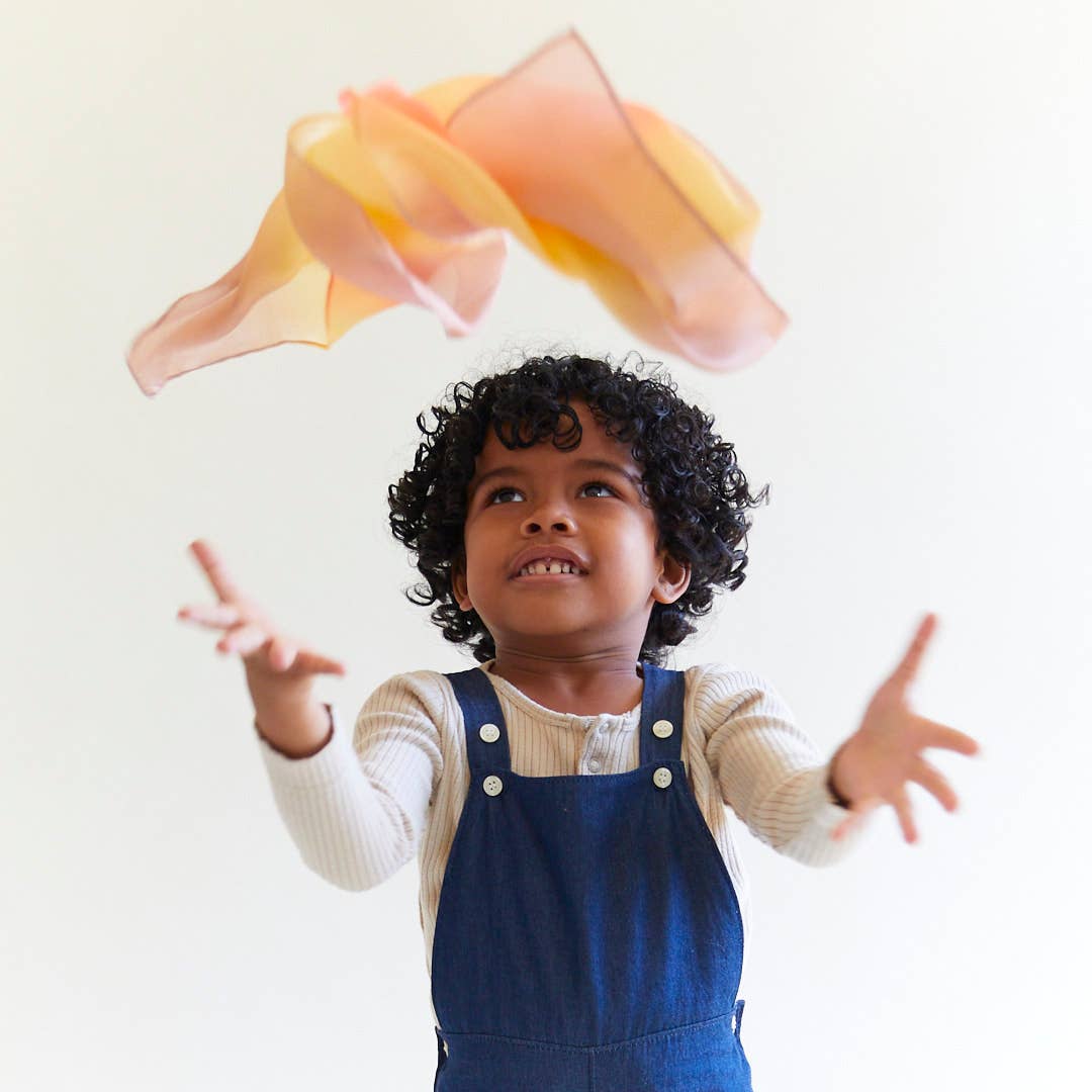 Toxic free dyed play silks.