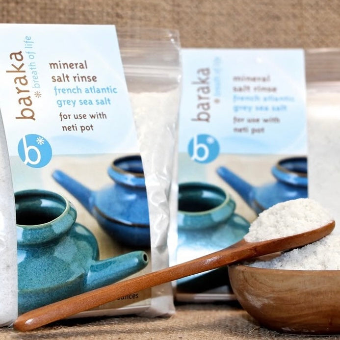 Mineral salt rinse for neti pot use.