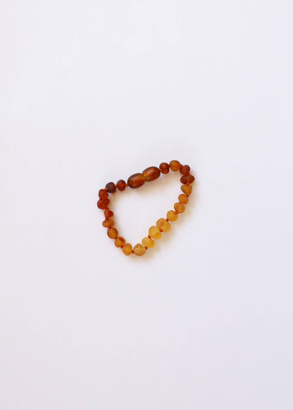 A amber baby bracelet.