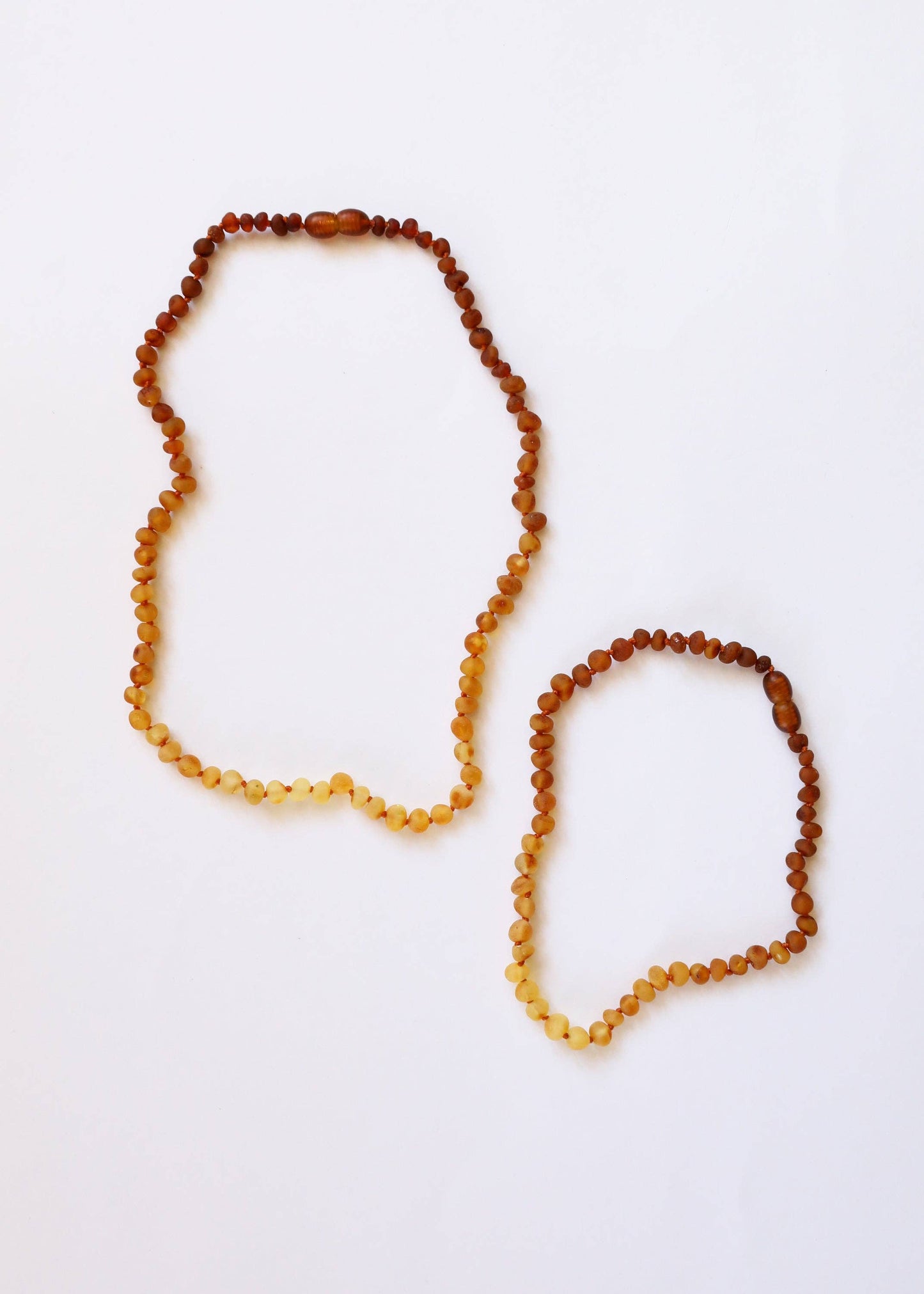 A baby amber beaded necklace 