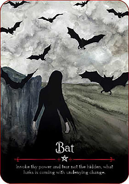 A samhain oracle deck for cards.