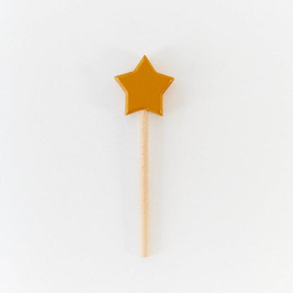 Wooden star wand.