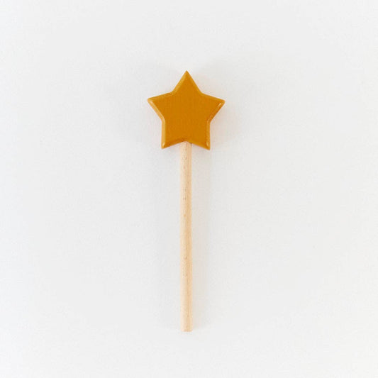 Wooden star wand.