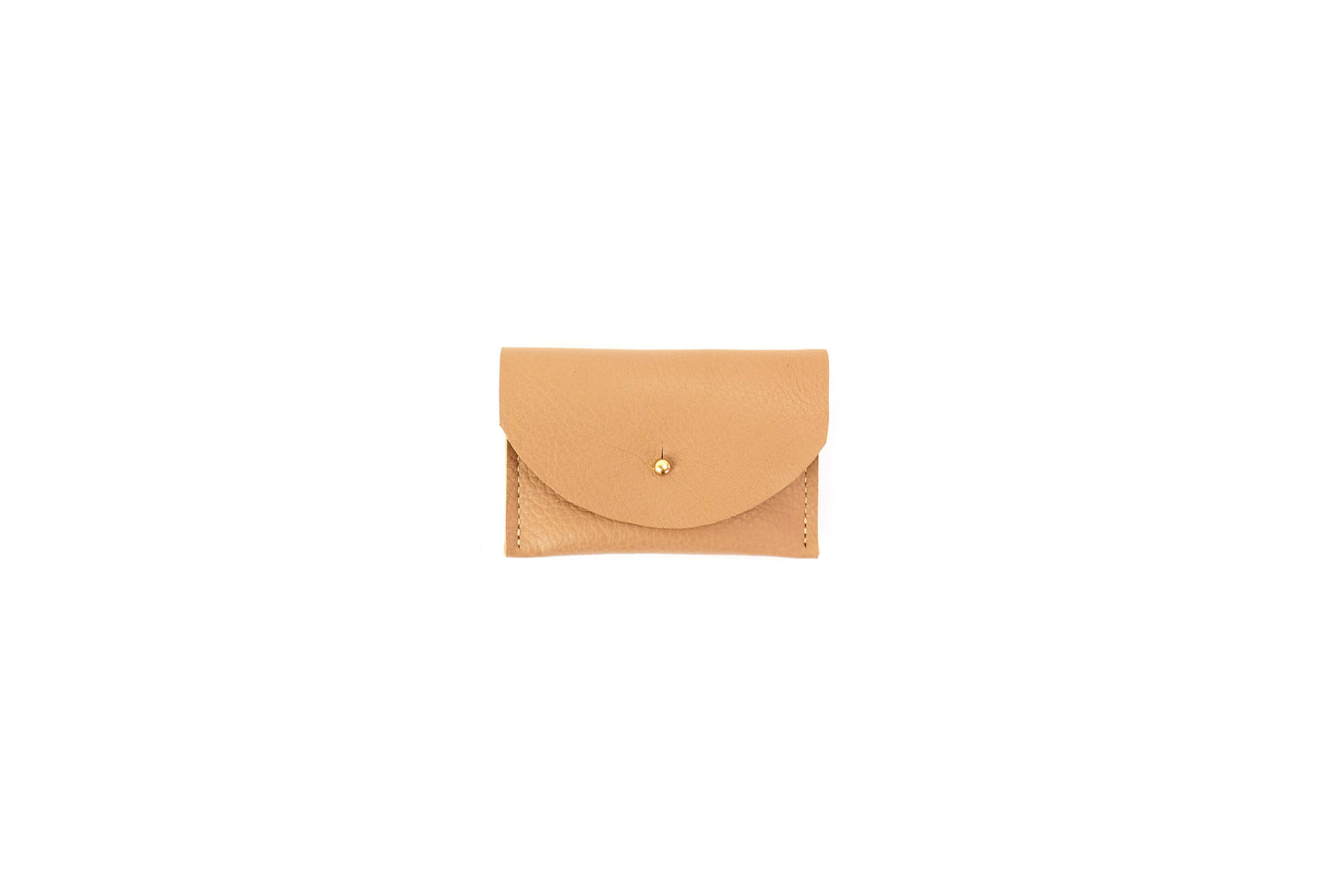 Classic Brown leather cardholder.