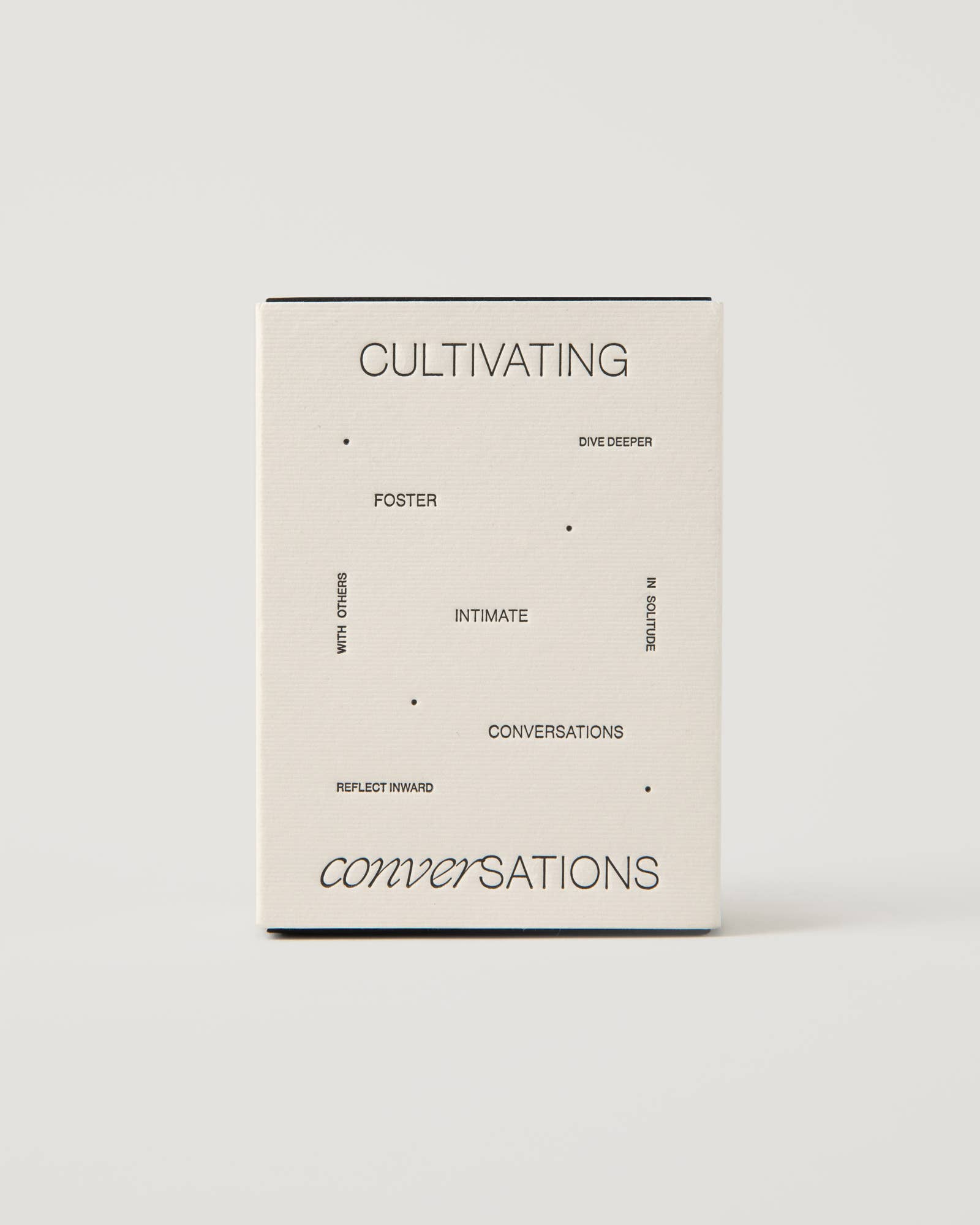 Cultivating Conversations deck of cards.